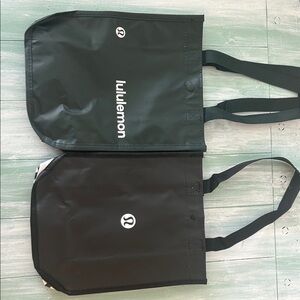 lululemon athletica Dark Green and Black Tote Set - Black and Green Bundle